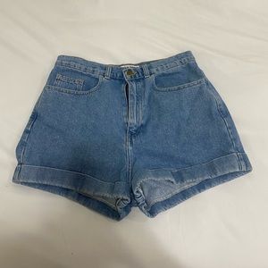 American Apparel jean shorts